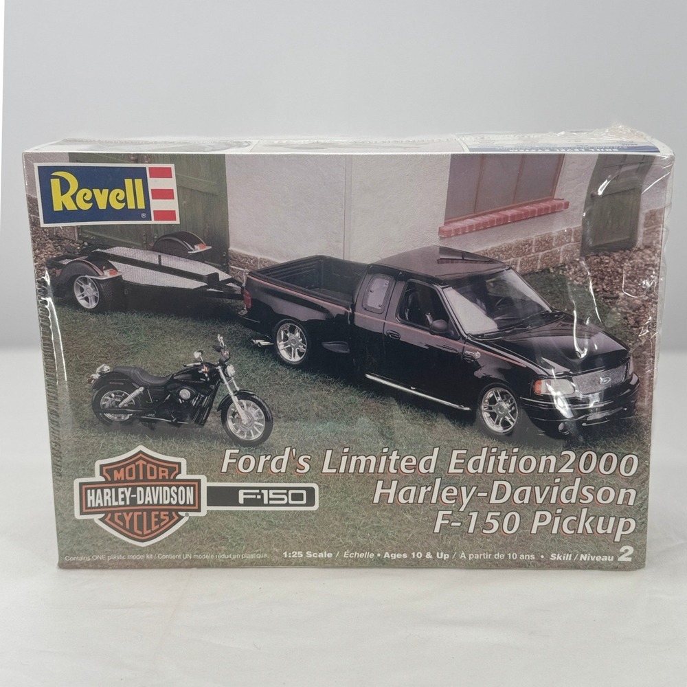 Revell 2000 Harley-Davidson Ford F-150 Pickup Model Kit 1:25 Scale 85-7685 NIB